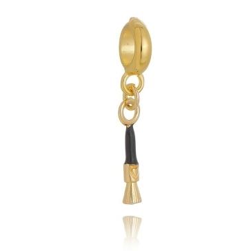 Berloque Pincel de Blush Plush Ouro