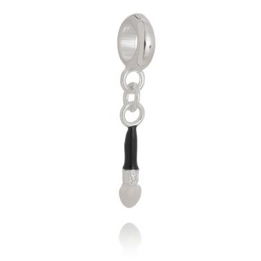 Berloque Pincel de Sombra Plush Prata