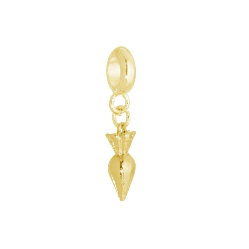 Berloque Saco de Confeitar Plush Ouro