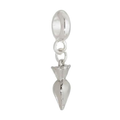 Berloque Saco de Confeitar Plush Prata
